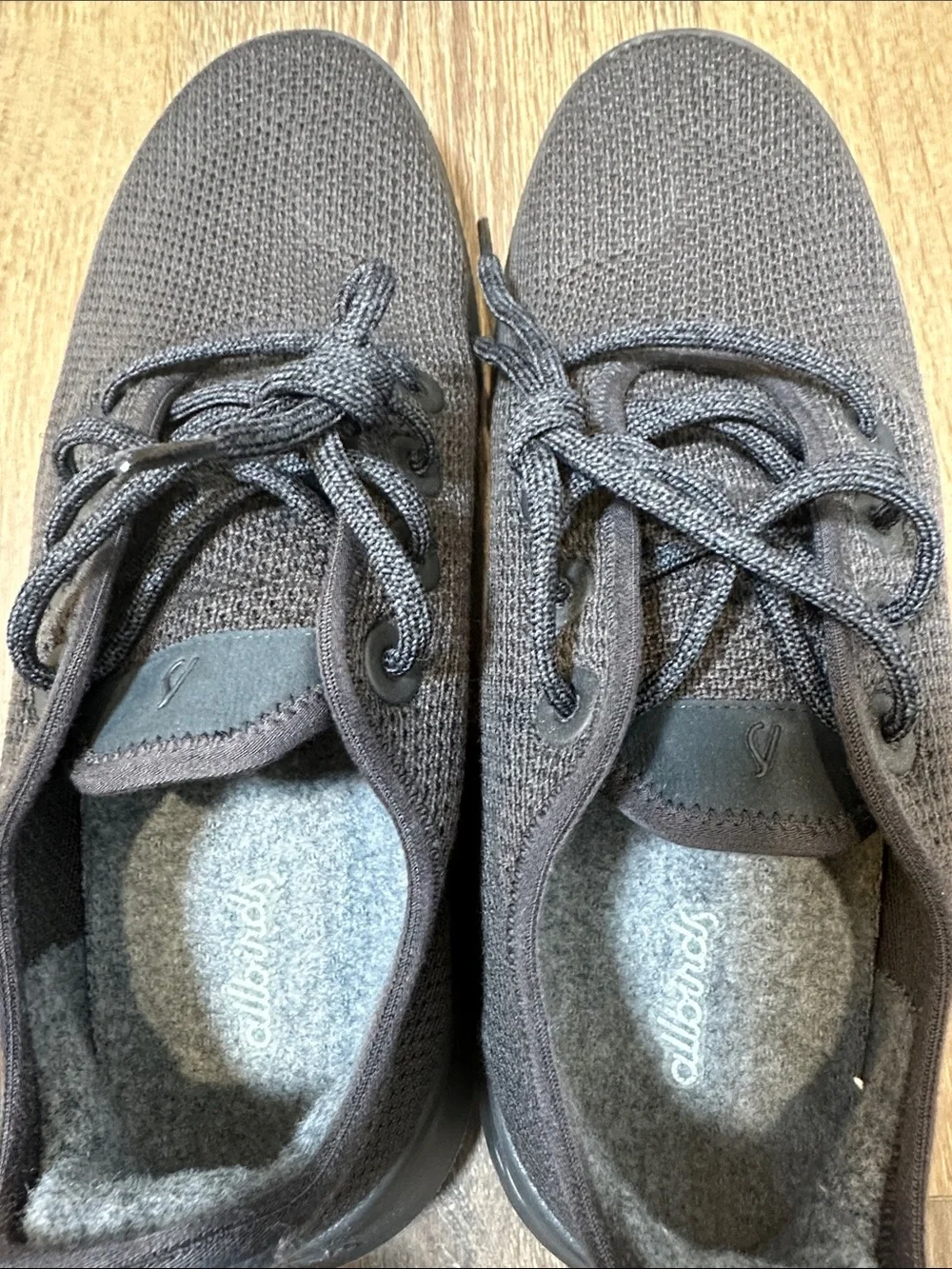allbirds Women's Black Knit Lace-Up Sneakers (18)